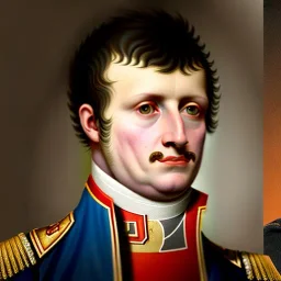 portrait of napoleon bonaparte, 4K, hyper-realistic portrait, cinematrographic, backlight