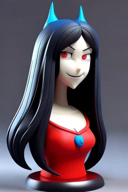 marceline vampire adventure time bust cartoon style