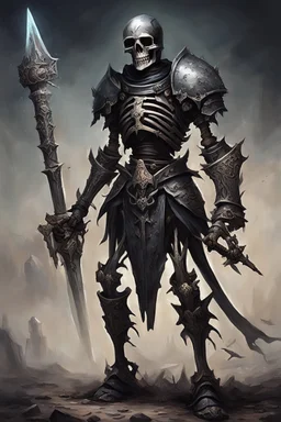 dark age armored skeleton knight , death incarnate