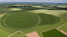 crop circle of a penis