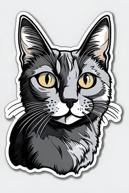 Cat sticker