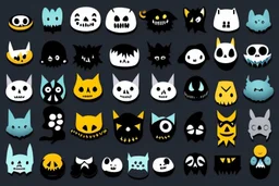 make a logo that is spooky and cute define its features more