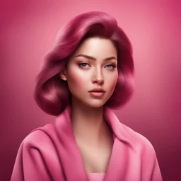 Hyper Realistic Women's Day with pink & maroon gradient textured background