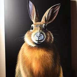 Full body portrait, painting, medium shot lady style of Bill Rabbit