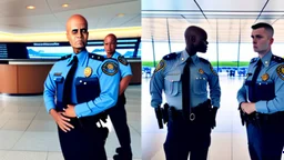 2 security officers deny annoying traveling man from airport lounge