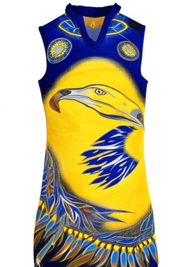 west coast eagles indigenous painting guernsey