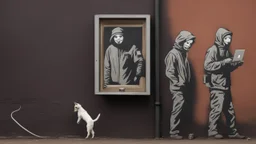 hacker by banksy