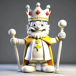 King cheerful 3D