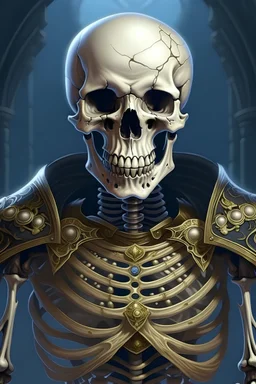 portrait of dungeons and dragons high quality skeleton
