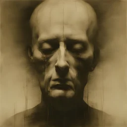 Borderline personality, flicker of self awakening dawned on man, Momentary Lapse of Reason, by Nicola Samori, Max Ernst, Stephen Gammell, surreal, intricately detailed,