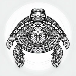 Turtle, minimal lines, cartoon, mandala style, white back ground color, real style, realistic, minimalistic, minimal black line art, line art, crisp line art, unique coloring sheet, outlined, outline, crisp, crisp line edges, illustration, thin lines, crisp clear lines, line art, clean line art, unique, 8k, amazing, masterpiece, no colors, no dark color, no black color, avoid thick black, minimalistic line edges, pure white back ground, image character full fit to page,