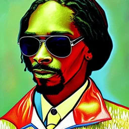 snoop dog konzert gemalt von van gogh