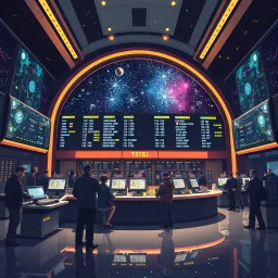 Galactic stock exchange.