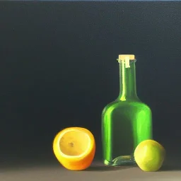 still life bottle