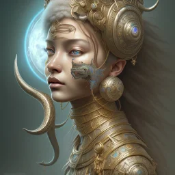 ssango fantasy, fantasy magic, intricate, sharp focus, illustration, highly detailed, digital painting, concept art, matte, artgerm and paul lewin and kehinde wiley, masterpiece silver elephant head bronze Asian African girl nice breast Afo hair turquoise sun moon waves