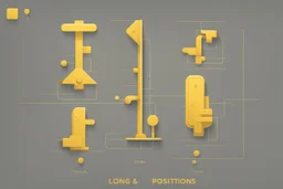 Long and Short Positions, flat yellow style