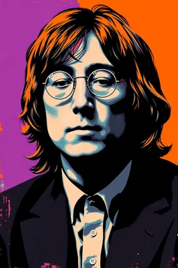 pop art pixels 1000 images warhol style x chairman john lennon portrait
