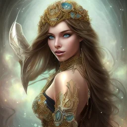 Beautiful women goddess full image