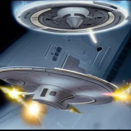 USS Enterprise star trek, ncc 1701, thrusters