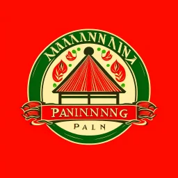 Dining Pavilion logo in the style of Frankie & Benny's.