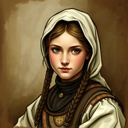 Joan a farmer girl living in Domremy, a village in eastern France during medieval times. At the age of ten, you began to hear voices that you believed to be from the Lord. These voices told you to drive out the British soldiers from the Holy Kingdom of France. These voices also revealed future events to you, which impressed many people. As you spoke well, people listened to your advice. You have already convinced two famous soldiers, Jean de Metz and Bertrand de Poulengy, to join your cause. The