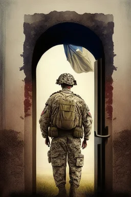 gateway to your dreams the back of an american soldier