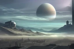 mist, clouds, city, sci-fi, person, exoplanet, epic