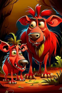 Timon and pumbaa disturbing art