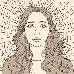 As the male vocal enters, the woman's eyes flicker up to the ceiling, as if she's searching for answers in the echoes of her own thoughts.