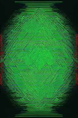 recursive triangular resonance; optical art