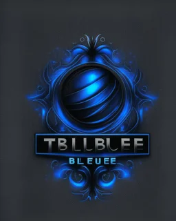 BLEU Theatre team Logo IN black background