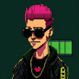 2-d pixel crypto punk named kenn