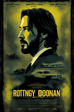 Movie poster -- text "The Rotting Corpse of Jimmy Doonan" starring Keanu Reeves/Sandra Bullock