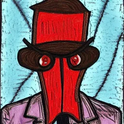 The invisible man by outsider artist