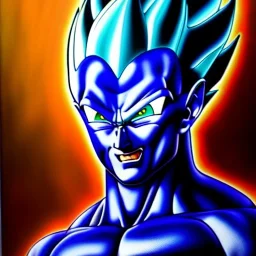 Ultra detailed fullbody Portrait in oil on canvas of Majin Vegeta realistic,extremely detailed digital painting,extremely detailed face,crystal clear Big eyes, mystical colors ,perfectly centered image, perfect composition, rim light, beautiful lighting,masterpiece,8k, stunning scene, raytracing, anatomically correct, in the style of robert e howard and Ken Kelley and Ohrai Noriyoshi and Simon Bisley and tomzj1