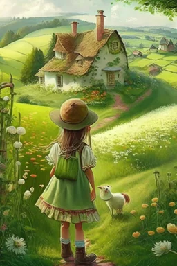 Once upon a time, in a small village nestled between rolling hills and lush green fields, there lived a curious teeneage girl named Lily. She was an imaginative child with an insatiable desire for adventure.