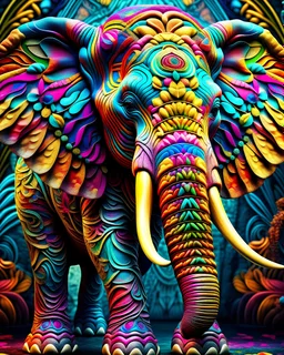 elephant full body, colorful page, coloer background, digital Art, perfect composition, beautiful detailed intricate insanely detailed octane render trending on artstation, photorealistic concept art, soft natural volumetric cinematic perfect light, chiaroscuro, masterpiece, oil on canvas, raphael, caravaggio, greg rutkowski, beeple, beksinski, giger, black and white still, digital Art, perfect coloer, read,green, blew,white, ((((colorful)))))