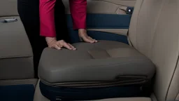 brown oily wet spot on seat