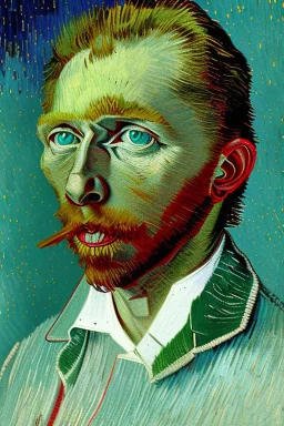 Portrait of James hetfield by Van Gogh