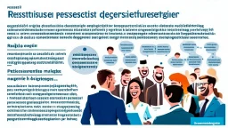 Certainly, here is a description of the ideal image for the article about "Successful Recruitment Strategies in the Business World" in English: The image depicts a group of happy and motivated employees in a professional work environment. In the center of the image, there is a manager or leader explaining successful recruitment principles to their team. The employees are shown actively engaging and participating in a discussion about the company's future. The image conveys a positive message ab