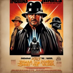 Movie poster: Indiana Jones meets Darth Vader