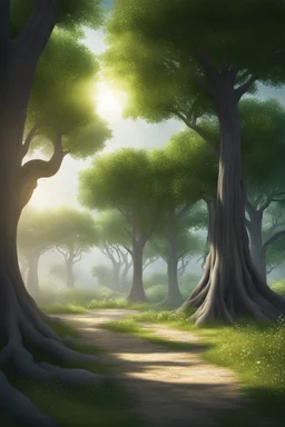 evershine, A place of rest, trees