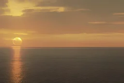 sunset over the sea by Roger Deakins