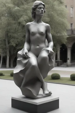 the sculpture is unusual