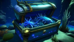 subnautica below zero, casket with a creatures from subnautica