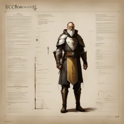 ConceptSheet by Guy Borremans: uccubus cleric with AD&D statistics