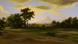 texas landscape by poussin