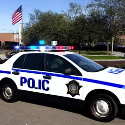 Picture of Police car in the USA