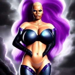 ultra detailed portrait of busty beautiful Storm xmen , extremely detailed digital painting, extremely detailed face,crystal clear eyes, in the style of robert e howard and pablo oliveira and Ken Kelley and Keith Parkinson ,mystical colors,perfectly centered image, perfect composition, rim light, beautiful lighting,8k, stunning scene, raytracing