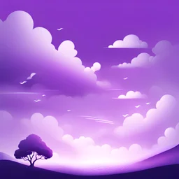 generate me a song cover for a song that will be called "breeze". the image should be airy, cool, and breezy. the image should ONLY have wind and clouds in it. the image needs to have text saying "breeze". the image needs to have purple and blue colours.